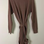 Lucy Paris Women’s Brown Sweater Dress Photo 3