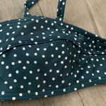 Peony green polka dot bikini top Size 6 Photo 1