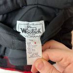 Woolrich Vintage Woman M Reversible Vest Red Buffalo Plaid Wool Puffer Black Photo 7