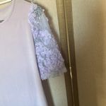 Shein Lavender Lace Sleeve Top 0xl Size 0X Photo 1