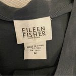 Eileen Fisher  Silk Charmeuse Open Front Cardigan Jacket Size Medium Photo 7