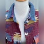 A Beautiful Soul Tribal Design Cropped Jacket Size L Photo 4