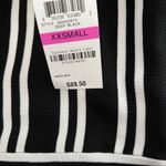 Bar III  Black and White Striped Mesh Dress Photo 5