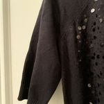 Womens Esperanza Black Long Sleeve Dress Size Small Light Sweater Photo 5