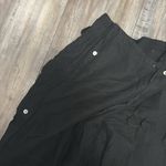 Sundance  Cargo Utility Black Linen Pants size 10 Photo 3