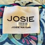 Natori Josie  One-Shoulder Ruffle Peplum Mini Dress Colorful Print Size 6💛 Photo 8