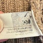 Old Navy Open Front Cardigan Sweater Cable Knit Women’s Size Medium Taupe Tan Photo 5