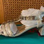 Lena Luisa Molly 12 Silver T Strap Sandal Size 5.5 Photo 5