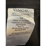Vince Coin Pocket Chino Pants 14 Black Stretch Cotton Straight High Rise Minimal Photo 5