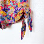 Kimchi Blue Floral Tie Hem Shorts Size Small Photo 3