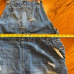 Altar'd State Altar’d State Distressed Denim Shortalls Shorts Womens XL Western Festival Y2K Photo 4