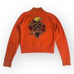Lucky Brand Rare: Y2K Lucky ✌︎︎ Eagle Tattoo Embroidered Zip Track Jacket ✌︎︎ Orange ✌︎︎ M Photo 0
