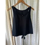 Kona Sol Women's Peek A Boo Tie Back Built In Padded Tankini Swim Top S Photo 2