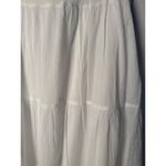 CHAPS Women’s White Cotton Flowy Maxi Skirt Sz 1X Photo 1