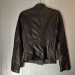 Michael Kors Michael by  Black Leather Jacket Size Small Photo 1