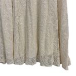 Free People Dress Shake it Up Crochet Lace Cutout Mini Size S Boho Ivory Photo 5