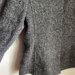 L.L.Bean  Grey Herringbone Tweed Wool Silk Blazer Riding Jacket Heritage Classic Photo 8