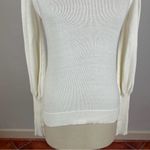 Tularosa White Balloon Sleeve Sweater Photo 3