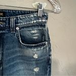 Lee Vintage Modern Daybreak Wide Leg Cropped Raw Hem Denim Jeans Photo 3