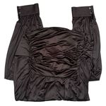 Elizabeth and James  Black Estelle Harem Pant Ruched Jumpsuit Strapless Jogger Photo 5