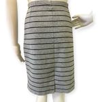 Banana Republic  Gray Striped Skirt Photo 1