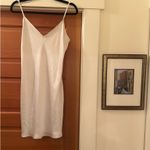 Wilfred  Aritzia Mini Satin Slip Dress White Photo 3