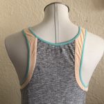 Urban Outfitters  BDG Color Block Light Blue Gray Retro Tank Top Small Photo 4