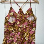 Kut From The Kloth Brown and Gold Asymmetrical Camisole Top Photo 1