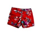 Old Navy  every day red flowers print shorts size 6 Photo 4