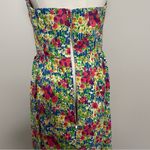 Anthropologie  Girl From Savoy Dress Halter Strapless Floral Garden Party Retro Photo 7