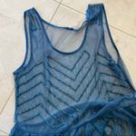 Free People  NWT $78 Jewel Blue Dress Sz Small Photo 2