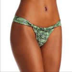 Cult Gaia NWT Manon green printed bikini - bottom xs, top s Photo 1