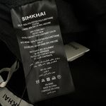 SIMKHAI Dahlia Faux Leather Straight Leg Pants Black High Rise $450 US 2 NWT Photo 15