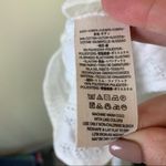 Free People Star Struck Ivory Eyelet Puff Sleeve Tie Back Blouse Size Medium Photo 6