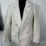 VERO MODA Women's Tweed Double-Breasted Blazer Size 4 EUC Photo 3