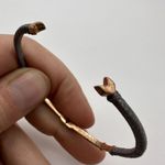 Stella & Dot ‎ Resilience Cuff bracelet rose gold pave Bangle Vintage Photo 6