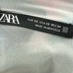 ZARA  Green & Pink Watercolor Floral Print Wide Leg Jumpsuit Size XS Photo 7