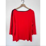 Carmen Marc Valvo  Red Black Women's Top 1X Photo 5
