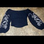 Free People  Layla Off The Shoulder top. Size small Photo 4