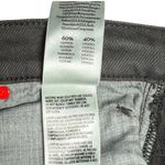 Mother Snacks Crinkle Cut Asymmetrical Denim Midi Skirt Black Size 27 NWT Photo 7