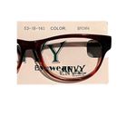 Envy Glasses Womens Eyewear Brown Clear Casual Wear Business Smart 53-18-140 NEW Photo 2