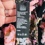 Free People Hold on to Me Black Floral Button Down Shirt Size XS Photo 9