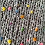 Seven7  Knit Sweater Gray Chenille Popcorn Confetti Soft Pullover size S Photo 4