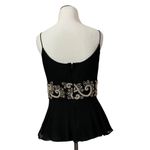 Night Way Collections Embellished Cami Top - Black - Large Photo 5