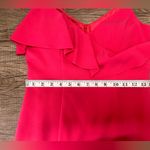 Black Halo ‎ Calia Sleeveless Ponte Ruffle Gown Dress Haute Melon 6 Photo 5