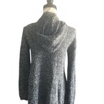 No Boundaries  Black Cardigan Hoodie with Fringe Medium Photo 3