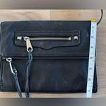 Rebecca Minkoff  Regan Leather Clutch Black Photo 5
