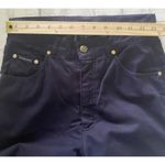 Escada Sports Pants Womens Navy Blue Cotton Twill Casual High Rise Crop 36 (6) Photo 4