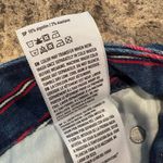 American Eagle  Red Stripe High Rise‎ Denim Mini Skirt Size 4 Photo 8