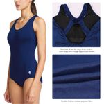 Baleaf NEW  Racerback Athletic One Piece Modest Bathing Suit S/34 Photo 5